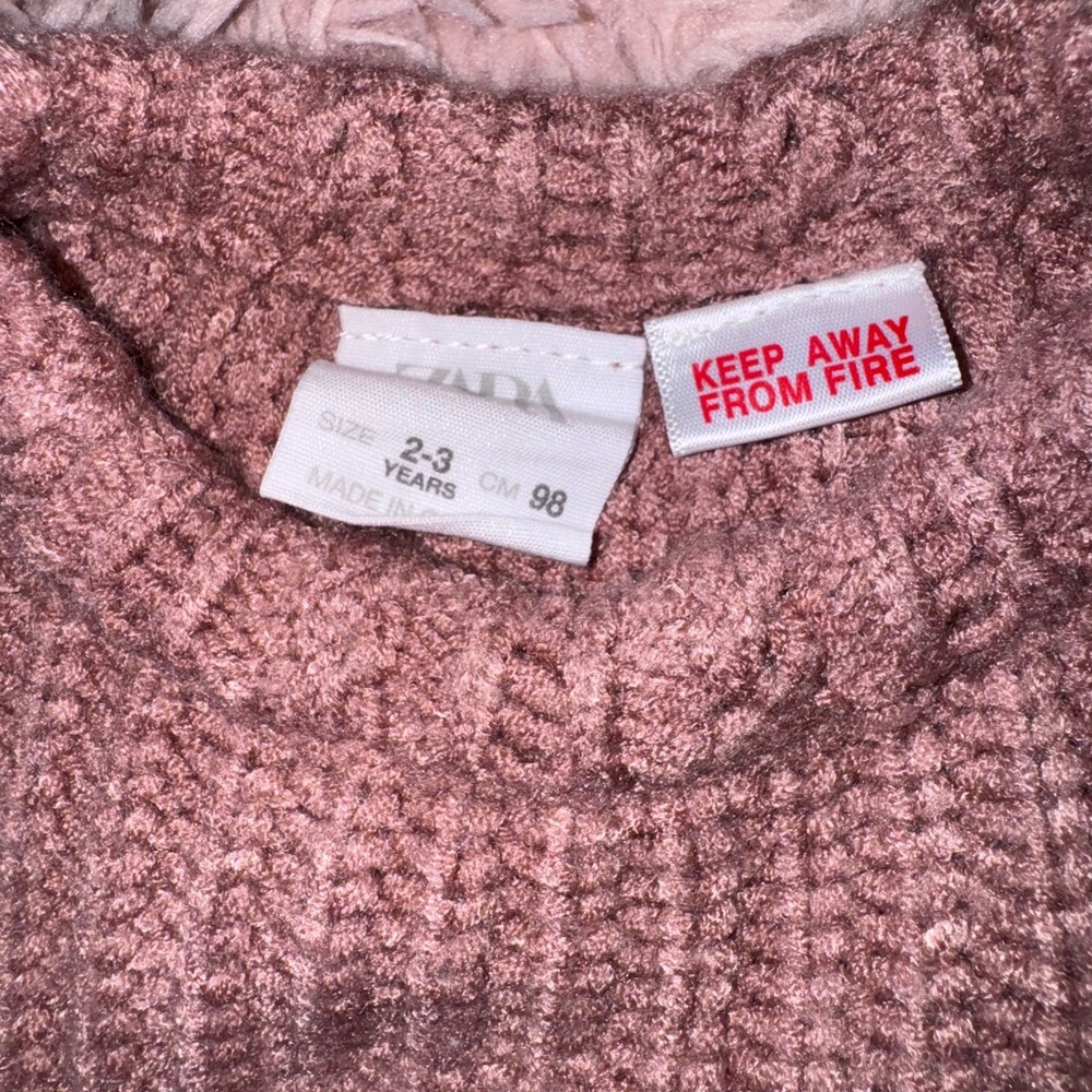 Zara Kids Cream and Pink Sweater Set - Picture 11 of 11